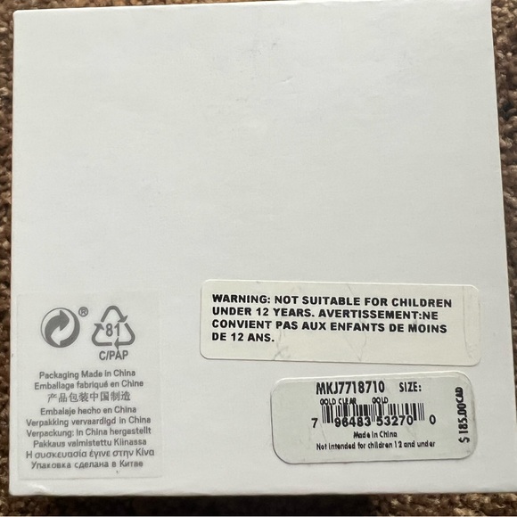 NWOT Micheal Kors Gold Earring & Bracelet Duo Set - Picture 7 of 7